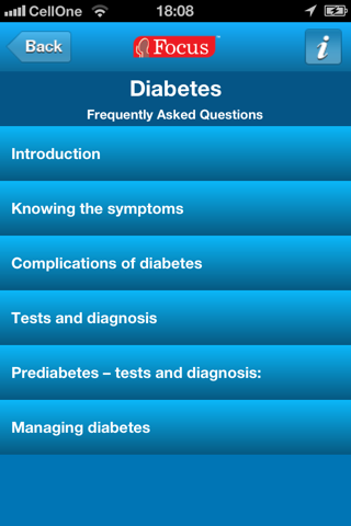 Diabetes FAQ screenshot 2