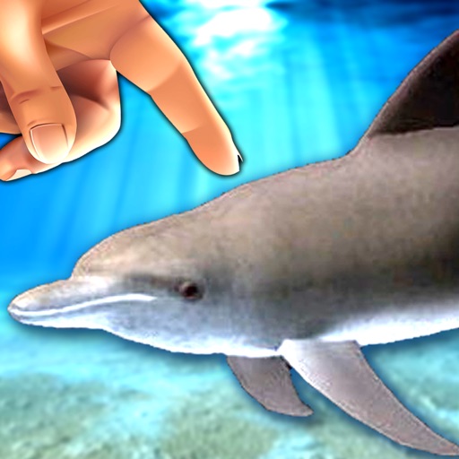 Dolphin Fingers! 3D Interactive Aquarium icon