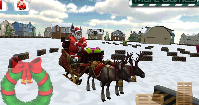 Santa Claus Sleigh Parking 3D(圖3)-速報App