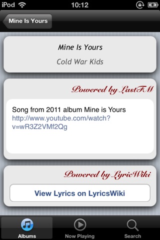 AlbumWiki screenshot 3