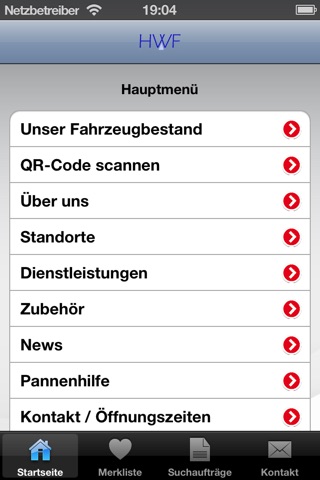 HWF Autohandel GmbH screenshot 2