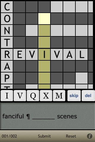 Crossword step by step - English 8000 Lite screenshot 3