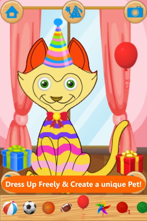 Paint & Dress up your pets - drawing, coloring and dress up game for kids!