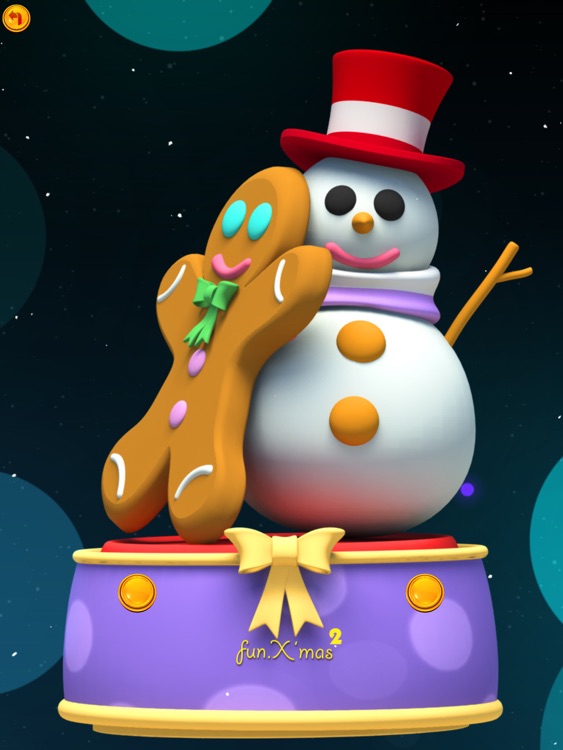 Christmas music box 3D (2) - (HD) 3D animation effect with christmas music (Lite) screenshot-3