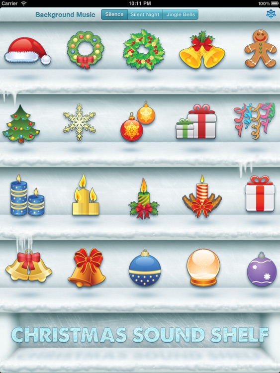 Christmas Sound Shelf Free screenshot-3