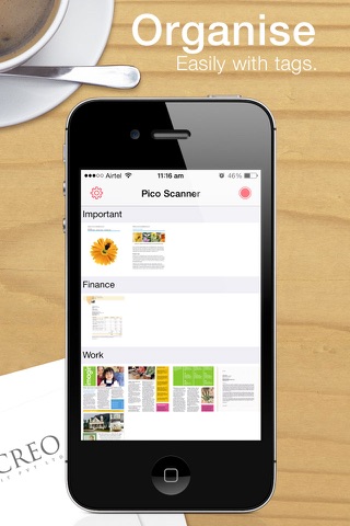 Pico Scanner – Scan, organize, and share documents as a PDF screenshot 3