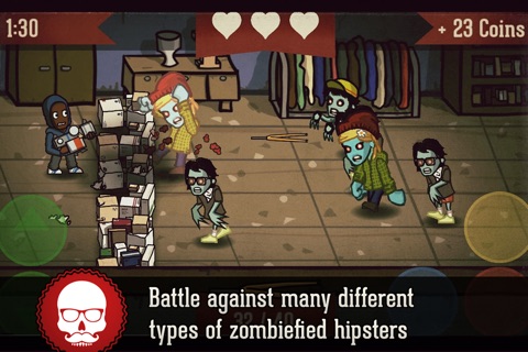 Hipster Zombies screenshot 3