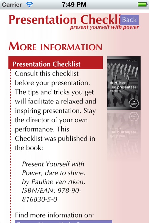 Presentation Checklist