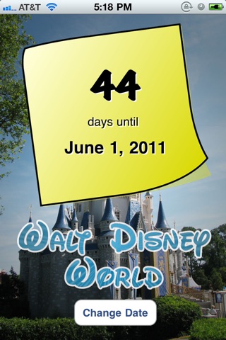 Disney World Countdown screenshot 2