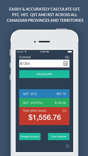 Canadian Sales Tax Calculator +(圖1)-速報App