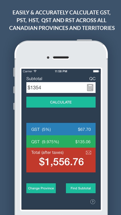 Canadian Sales Tax Calculator +