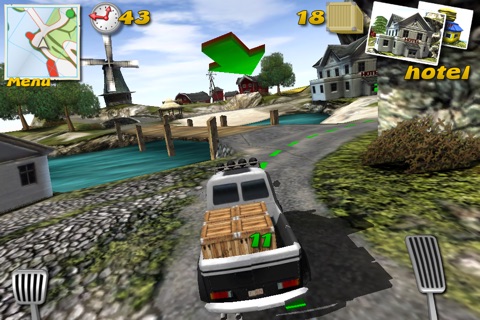 Parcel Panic - Post Car Racer 3D screenshot 3