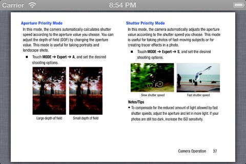 Samsung Camera Handbooks screenshot 4