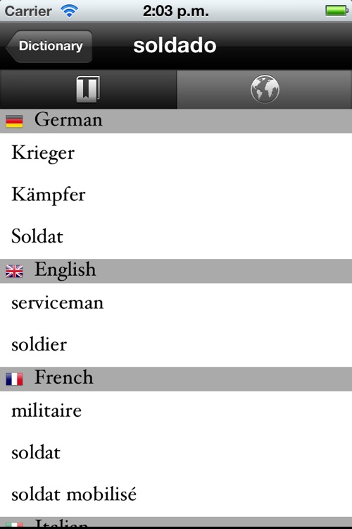 Spanish Dictionary