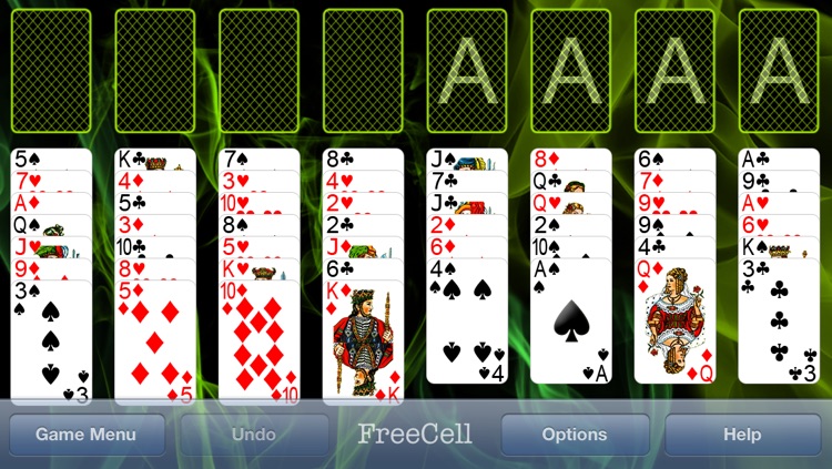 Neon FreeCell Solitaire