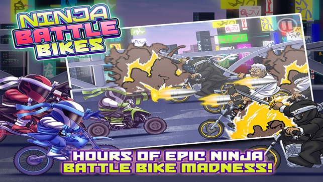 Ninja Battle Bikes - Epic Warrior Showdown Free Racer Game(圖5)-速報App