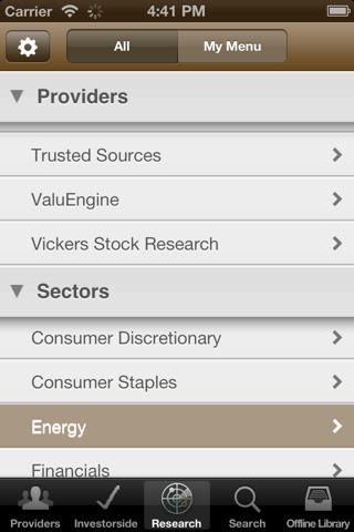 Investorside screenshot 2