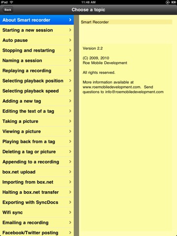Скриншот из Smart Recorder Classic Lite - The Free transcriber and Voice Recorder