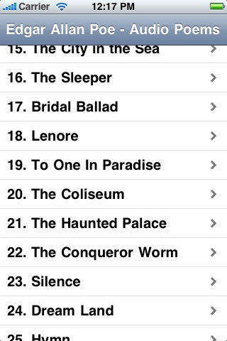Edgar Allan Poe - Audio Poem Collection