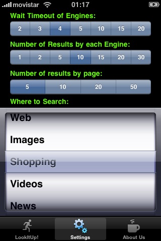 LookItUp! Search All SearchEngines in One Place! screenshot 4