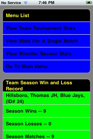 Match Stats for Wrestling screenshot 3