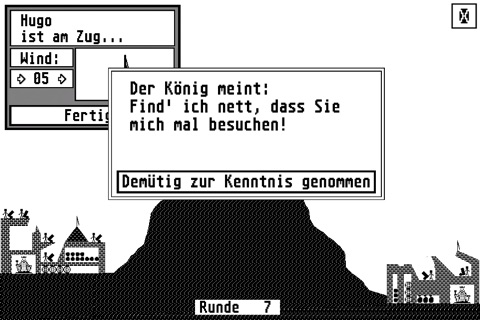 Ballerburg - Atari screenshot 3