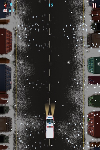 Winter Cold Dark Night Blackout : The Emergency Vehicle to the Rescue - Free screenshot 2