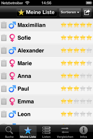 Baby names FREE screenshot 2