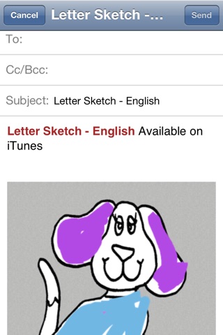 Letter Sketch - English screenshot 3