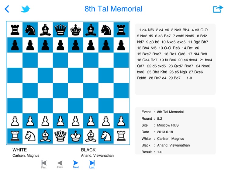 FIDE World Chess Championship 2013 - Official App for iPad