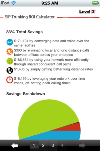 SIP Trunking ROI Calculator screenshot 3