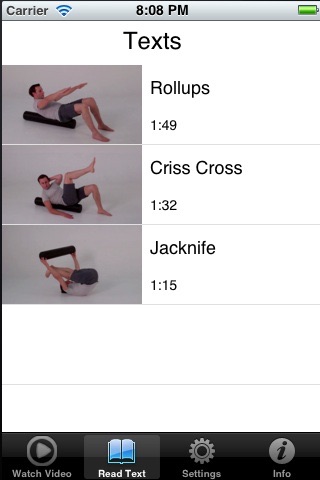 Pilates Roller Lite screenshot 3