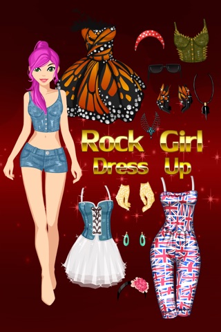 Rock Girl Dress Up screenshot 4