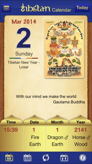 Tibetan Calendar(圖2)-速報App