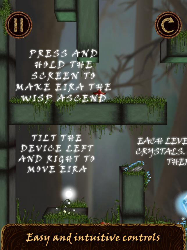 ‎Wisp: Eira's tale - A casual and relaxing indie puzzle game inspired by nordic and celtic mythology Screenshot