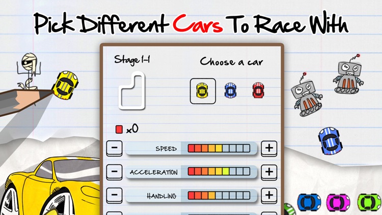 A Doodle Racing Top Best Draw, Paint, Scribble, Sketch, Take A Photo And Race Your Car Free: Very Addictive! PRO HD screenshot-4