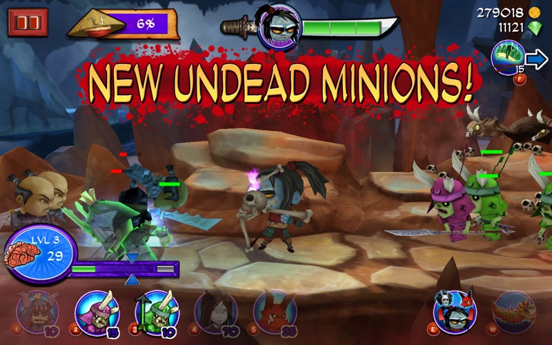 Samurai vs. Zombies Defense Screenshot