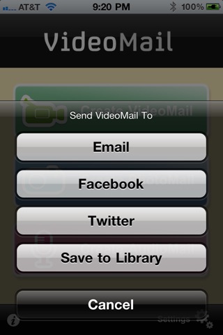 VideoMail Lite screenshot 3