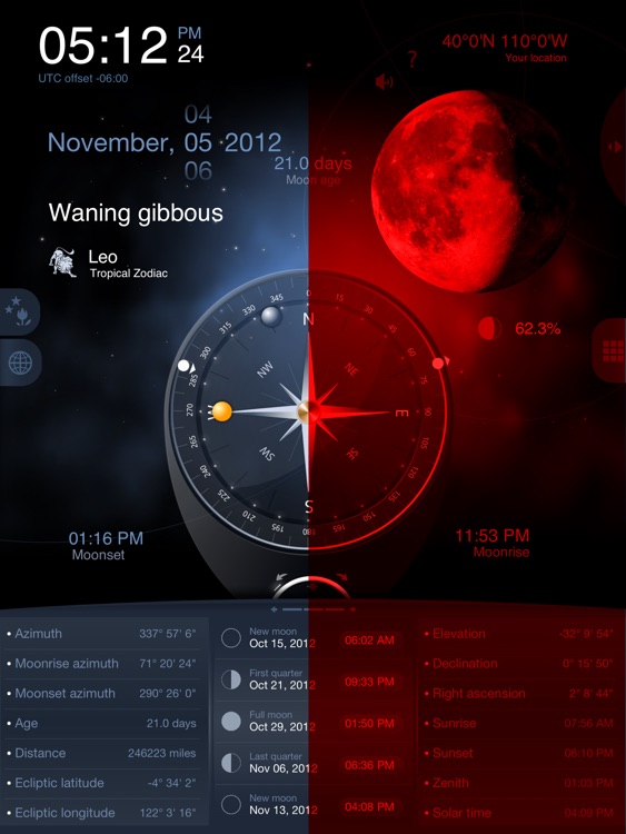 Deluxe Moon HD - Moon Phases Calendar screenshot-0