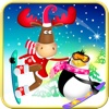 Ace Snow Surfers - Snowman vs Racing Penguins vs Elves in a Free Holiday Race Game