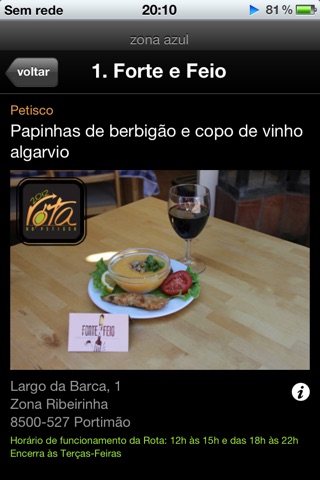 Rota do Petisco 2012 screenshot 3
