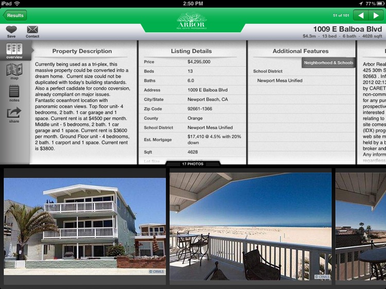 Arbor House Hunter for iPad