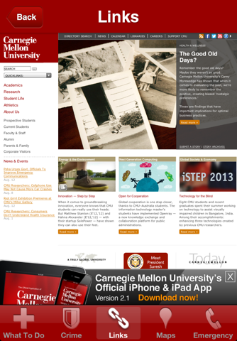 CMU Alert screenshot 2