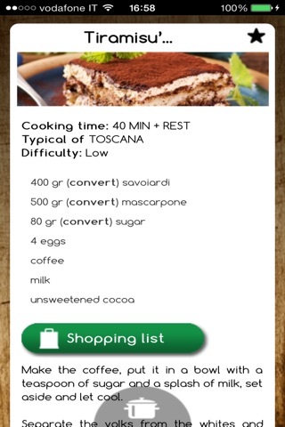 Italian Recipes from Italy, the Best App for Italian Food, to became a real Master Chef screenshot 3