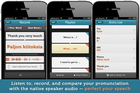 WordUP Finnish LITE ~ Mirai Language Systems screenshot 3
