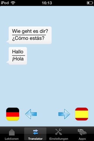iSayHello German - Spanish screenshot 3