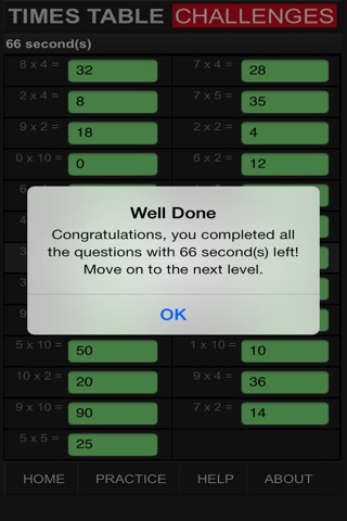 Kids Times Table Challenges screenshot 3