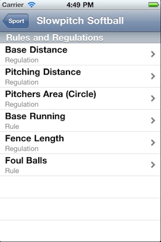 Rules and Regulations of Baseball and Softball screenshot 4