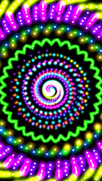 Glow Spin Art