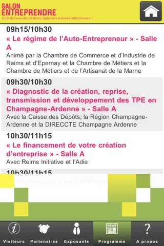 Salon Entreprendre screenshot 4